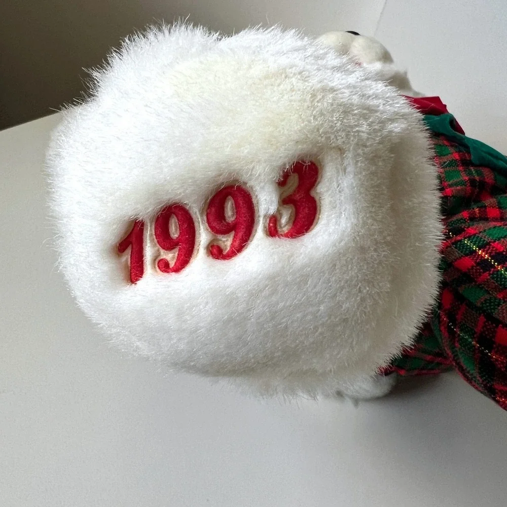 Kmart 1993 Christmas Carol 150th Anniversary Plush Bear w/ Tags 17